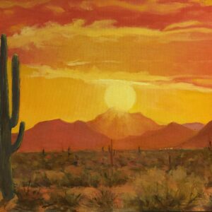 Sunrise in the Superstitions